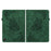 For Amazon Fire Max 11 PU Leather Tablet Case Imprinted Butterfly Flower Stand Flip Cover with Card Holder - Green - 2