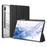 DUX DUCIS TOBY Series For Samsung Galaxy Tab S9+ PU Leather Tri-fold Stand Cover Auto Wake Sleep Tablet Case with Pencil Holder - Black - 1