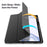 DUX DUCIS TOBY Series For Samsung Galaxy Tab S9+ PU Leather Tri-fold Stand Cover Auto Wake Sleep Tablet Case with Pencil Holder - Black - 2