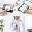 DUX DUCIS TOBY Series For Samsung Galaxy Tab S9+ PU Leather Tri-fold Stand Cover Auto Wake Sleep Tablet Case with Pencil Holder - Black - 3