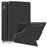 Tablet Case for Samsung Galaxy Tab S10 FE / S9 FE / S9 SM-X710 SM-X716B SM-X718U PU Leather Origami Stand Protective Cover - Black - 1