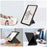 Tablet Case for Samsung Galaxy Tab S10 FE / S9 FE / S9 SM-X710 SM-X716B SM-X718U PU Leather Origami Stand Protective Cover - Black - 4