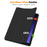 Tri-fold Stand Case for Samsung Galaxy Tab S10 Lite / S10 FE / S9 FE / S9 PU Leather Tablet Cover with Pen Slot - Black - 2