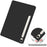 Tri-fold Stand Case for Samsung Galaxy Tab S10 Lite / S10 FE / S9 FE / S9 PU Leather Tablet Cover with Pen Slot - Black - 7