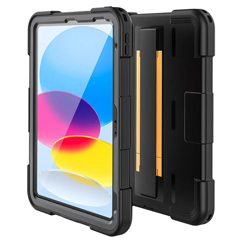 SP IP68 Waterproof Case for iPad (2025) / 10.9 (2022) Hand Strap Kickstand Full-Body Protective Cover with Screen Protector - 1