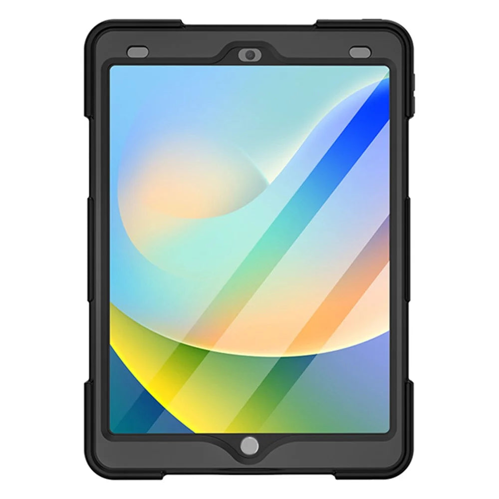 SP Full Body Shockproof Case for iPad 10.2 (2021) /  (2020) / (2019) , IP68 Waterproof Hand Strap Kickstand Tablet Cover with Screen Protector - 3