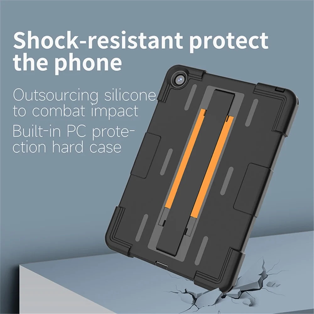 SP Full Body Shockproof Case for iPad 10.2 (2021) /  (2020) / (2019) , IP68 Waterproof Hand Strap Kickstand Tablet Cover with Screen Protector - 5