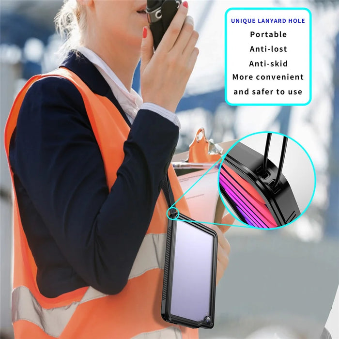 FS Tablet Case for iPad mini (2024) / mini (2021) IP68 Waterproof Shockproof Dustproof Kickstand Cover with Screen Protector - 4