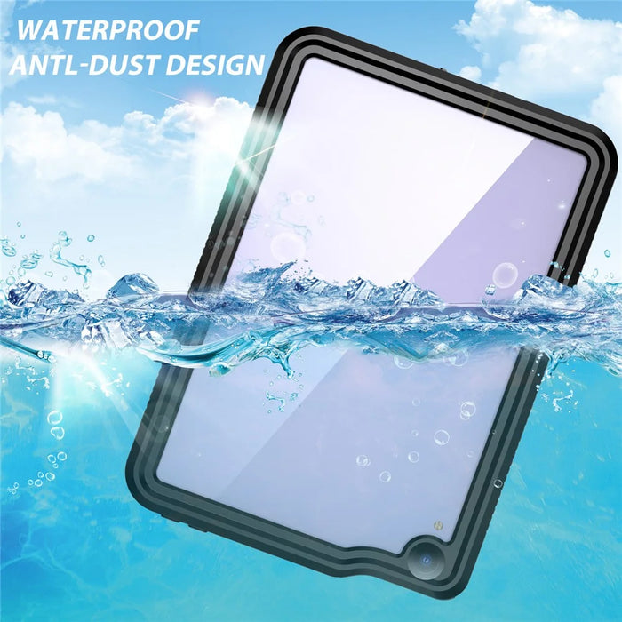FS Tablet Case for iPad mini (2024) / mini (2021) IP68 Waterproof Shockproof Dustproof Kickstand Cover with Screen Protector - 6