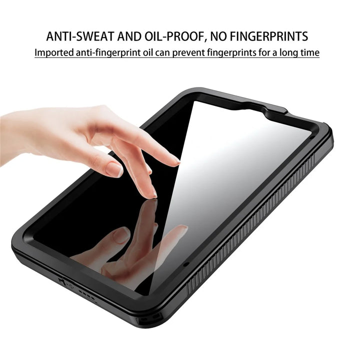 FS Tablet Case for iPad mini (2024) / mini (2021) IP68 Waterproof Shockproof Dustproof Kickstand Cover with Screen Protector - 7