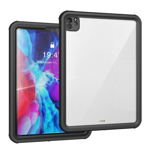 FS IP68 Waterproof Tablet Case for iPad Pro 11 (2020) / (2021) / (2022) , Clear Shockproof Dustproof Full Body Protection Cover with Screen Film - 1
