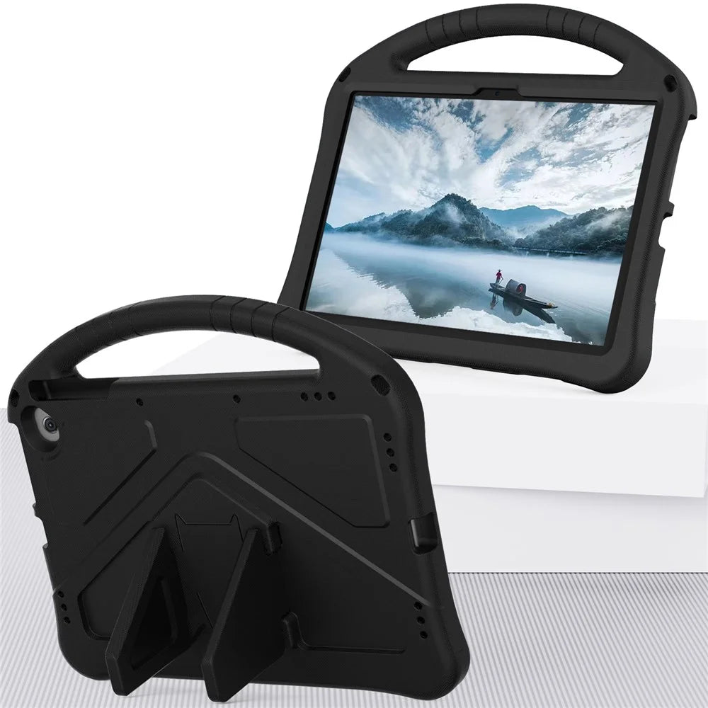 EVA Protective Cover for Amazon Fire Max 11 / Google Pixel Tablet , Grip Handle Kickstand Tablet Case - Black - 7