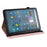 For Amazon Fire Max 11 Stand Tablet Leather Case Flower Imprinting Wallet Tablet Cover - Rose Gold - 2