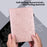 For Amazon Fire Max 11 Stand Tablet Leather Case Flower Imprinting Wallet Tablet Cover - Rose Gold - 4