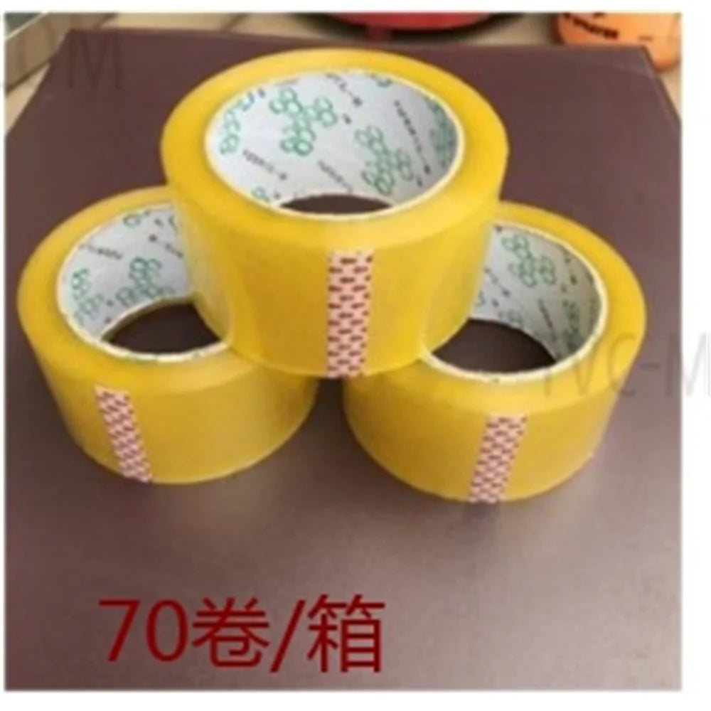 Material 5.0cm Carton Sealing Tape - Transparent, 90 Yards about 83m 5 Rolls x 14 Drums (for internal use only) - 1