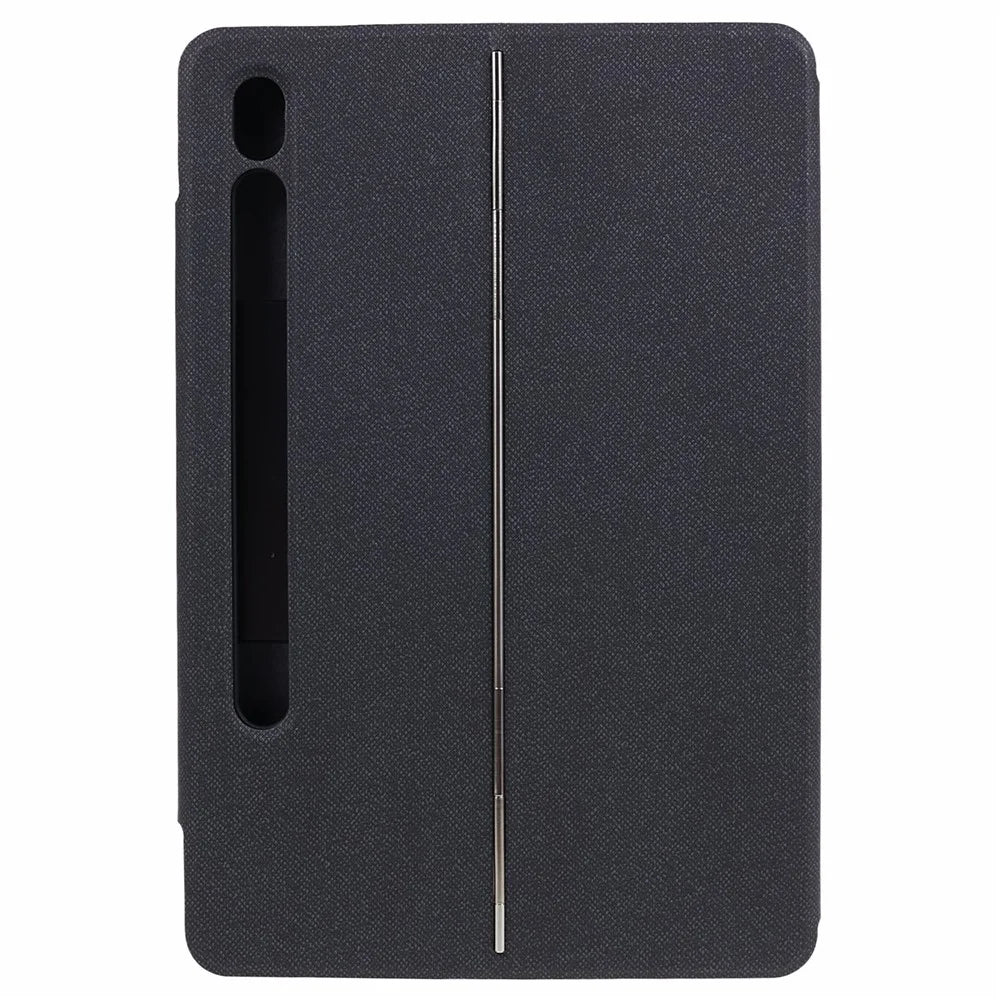 For Samsung Galaxy Tab S10 FE / S9 FE / S9 Leather Case + Touchpad Bluetooth-Compatible Keyboard with Backlit - 2