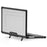 For MacBook Pro 16 inch (2026) A3429 A3428 / (2025) A3186 A3403 / (2024) A2991 / (2023) A2780 / (2021) A2485 Anti-Slip Laptop Case Heat Dissipation PC+TPU Kickstand Cover - Black - 1
