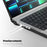 For MacBook Pro 16 inch (2026) A3429 A3428 / (2025) A3186 A3403 / (2024) A2991 / (2023) A2780 / (2021) A2485 Anti-Slip Laptop Case Heat Dissipation PC+TPU Kickstand Cover - Black - 6