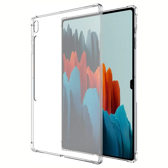 For Samsung Galaxy Tab S7+ / S7 FE / S8+ TPU Tablet Case Reinforced Corners Clear Tablet Cover - 2