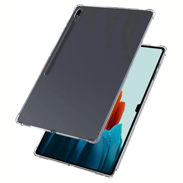 For Samsung Galaxy Tab S7+ / S7 FE / S8+ TPU Tablet Case Reinforced Corners Clear Tablet Cover - 7
