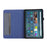 For Amazon Fire Max 11 Stand Tablet Case Cloth Texture PU Leather Smart Cover with Card Holder - Blue - 2