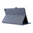 For Amazon Fire Max 11 Stand Tablet Case Cloth Texture PU Leather Smart Cover with Card Holder - Blue - 4