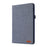 For Amazon Fire Max 11 Stand Tablet Case Cloth Texture PU Leather Smart Cover with Card Holder - Blue - 7