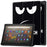 For Amazon Fire HD 10 (2023) PU Leather Tablet Case Tri-fold Stand Pattern Printing Tablet Cover - Don't Touch Me - 1