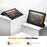 For Amazon Fire HD 10 (2023) PU Leather Tablet Case Tri-fold Stand Pattern Printing Tablet Cover - Don't Touch Me - 4