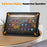 For Amazon Fire HD 10 (2023) PU Leather Tablet Case Tri-fold Stand Pattern Printing Tablet Cover - Don't Touch Me - 5