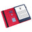 For Amazon Kindle 6 inch (2024) / (2022) PU Leather E-Reader Case Pattern Imprinted Card Holder Stand Cover - Red - 3