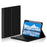 For Huawei Qingyun C7 Leather Stand Tablet Case with Detachable Magnetic Wireless Keyboard (Without Touchpad) - Black - 6