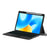 For Huawei MatePad 11.5 Leather Case + Bluetooth-compatible Keyboard with Backlight Trackpad - Black - 3