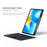 For Huawei MatePad 11.5 Leather Case + Bluetooth-compatible Keyboard with Backlight Trackpad - Black - 6