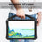 For Samsung Galaxy Tab S11 / S10 Lite / S10 FE / S9 FE / S9 / S8 / S7 EVA Protective Cover Tablet Shell Grip Handle Kickstand Case - Black - 6