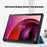 Trifold Stand Cover for Lenovo Tab M10 5G TB-360ZU , PU Leather Pattern Printing Tablet Case with Auto Sleep / Wake - Wave - 5