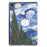 For Samsung Galaxy Tab A9+ Trifold Stand Tablet Case PU Leather Pattern Printing Smart Protective Cover - Starry Sky - 6