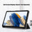 For Samsung Galaxy Tab A11 / A9 PU Leather Tablet Case Tri-Fold Stand Cover - Black - 4
