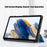 For Samsung Galaxy Tab A11 / A9 Tri-fold Stand Tablet Leather Case Pattern Printing Tablet Cover - Wave - 4