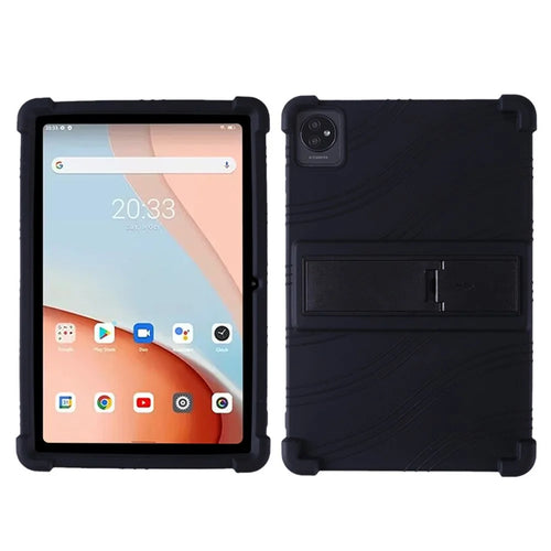 For Blackview Oscal Pad 60 PC Kickstand Tablet Case Soft Silicone Protective Cover - Black - 1