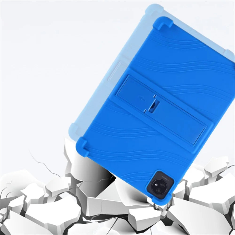 For Blackview Oscal Pad 60 PC Kickstand Tablet Case Soft Silicone Protective Cover - Black - 4