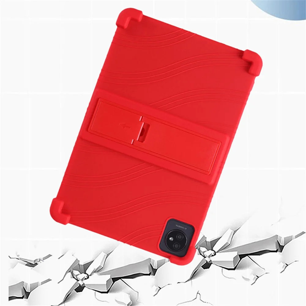 For Blackview Oscal Pad 60 PC Kickstand Tablet Case Soft Silicone Protective Cover - Black - 6