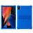 For TCL Tab 11 Silicone Tablet Case PC Kickstand Thickened Corner Protective Tablet Cover - Dark Blue - 1
