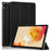 For Realme Pad 2 PU Leather Trifold Stand Cover Full Protection Shock Resistant Tablet Case - Black - 1