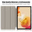 For Realme Pad 2 PU Leather Pattern Printing Case Tri-fold Stand Folio Tablet Cover - Wave - 2