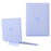 For MacBook Air 13 inch (2013-2017) A1466 / (2010-2012) A1369 Laptop Case Heat Dissipation Kickstand PC Cover - Purple - 1