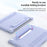 For MacBook Air 13 inch (2013-2017) A1466 / (2010-2012) A1369 Laptop Case Heat Dissipation Kickstand PC Cover - Purple - 2