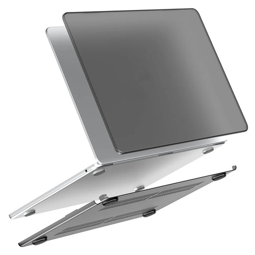 LENTION Matte Hard PC Case for Macbook Air 15 inch (2026) A3448 / (2025) A3241 / (2024) A311 / (2023) A2941 Lightweight Shockproof Laptop Cover - Transparent Black - 1