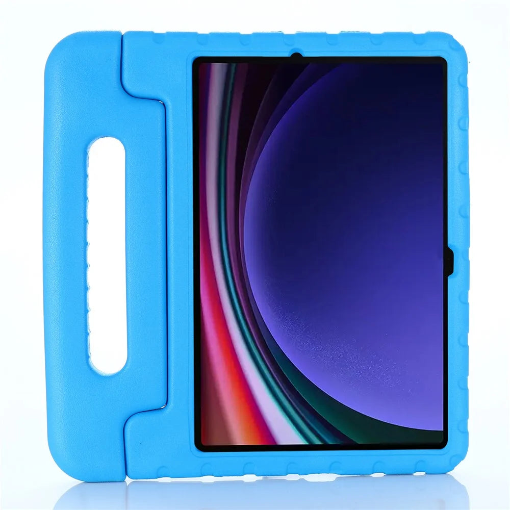 For Samsung Galaxy Tab S11 / S10 Lite / S9 / S10 FE / S11 / S10 Lite / S9 FE Protective EVA Kids Cover Handle Kickstand Shockproof Tablet Case - Blue - 2