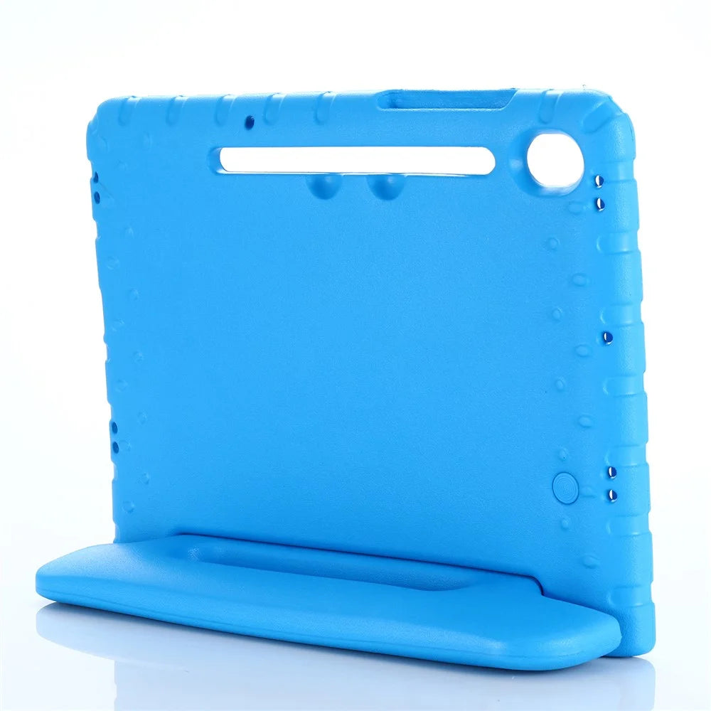 For Samsung Galaxy Tab S11 / S10 Lite / S9 / S10 FE / S11 / S10 Lite / S9 FE Protective EVA Kids Cover Handle Kickstand Shockproof Tablet Case - Blue - 4